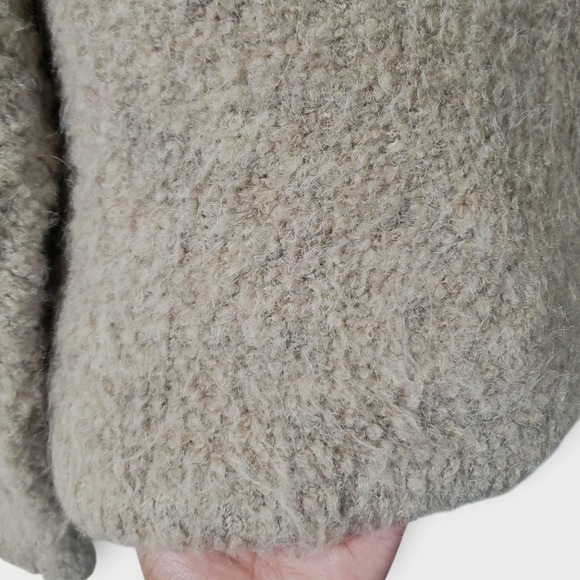 Le Bon Shoppe Mushroom Envie Sweater Boxy Oversized Chunky Boucle Sz M/L - Picture 4 of 12